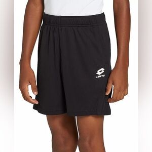 LOTTO Kids Athletic Black Shorts - Medium